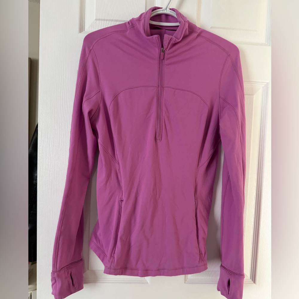 Lululemon Purple Quarter-Zip Pullover